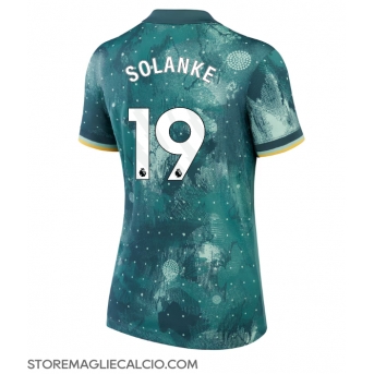 Tottenham Hotspur Dominic Solanke #19 Maglia Gara Terza Repliche 2024-25 Donna Maniche Corte